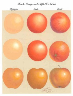 Peach, Orange & Apple Worksheet